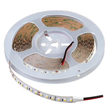 Striscia LED professionale flessibile 9.6W/m, 4200K, 24V DC, 120 LEDs/m, SMD3528, IP54