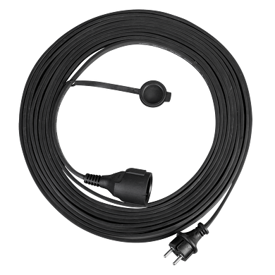 Flachbandkabel für LED-Beleuchtung 2x1,5mm², Kabelgirlande, IP44, 10 m., 1 pc.