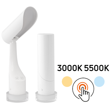Ricaricabile Lampada da tavolo LED dimmerabile, 7W