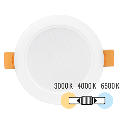 LED-Panel zum Einbauen, rund, 5W, 3000K/4000K/6500K, 220-240V AC, IP54