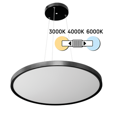 LED Deckenleuchte, 50W, 3000K/4000K/6000K