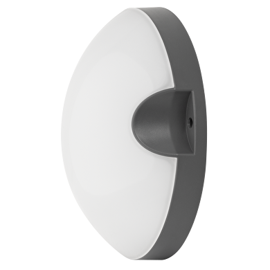 LED Deckenleuchte Kreis, grau, 11W, 4000K, IP54