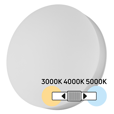 LED Deckenleuchte 18W/24W/30W, CCT 3000K/4000K/5000K, IK08, IK08, IP54