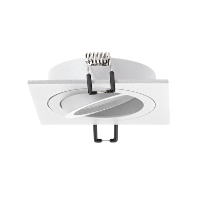 Cornice downlight da soffitto, quadrata, Gu10, mobile, bianka, IP20