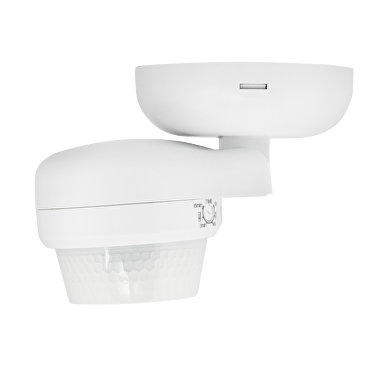 PIR-Bewegungs- und Anwesenheitssensor zur Wand-/Deckenmontage, 360°, 12m, IP65