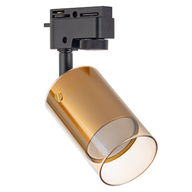 Faretto a binario, vetro, 2 pin, G9, 220-240V AC, IP20, nero