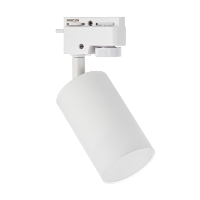Faretto a binario, vetro, 2 pin, GU10, 220-240V AC, IP20, bianco