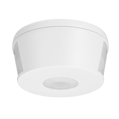 Weitbereichs-PIR-Sensor für die Oberflächenmontage, 3xPIR, 2000W/1000W, 2X15m, IP20