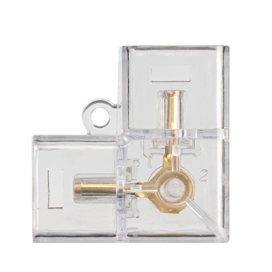 Connettore ad L per LT5X7xx, 90°, 2 pin,