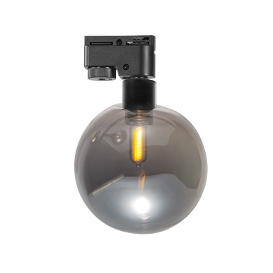 Faretto a binario, vetro, 2 pin, G9, 220-240V AC, IP20, nero