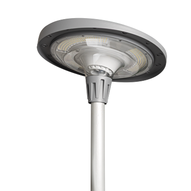 Solar-LED-Gartenleuchte mit Fernbedienung und Bluetooth-Steuerung, 20W max., 3500K/6500K/RGB, ∅78, 140°, IP65