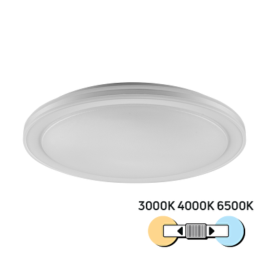 Plafoniera LED CCT, 36W, 3000K/4000K/6500К