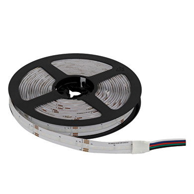 Professioneller LED-Streifen 19W/m, RGB+4000К, 24V DC, COB, 5m, IP20