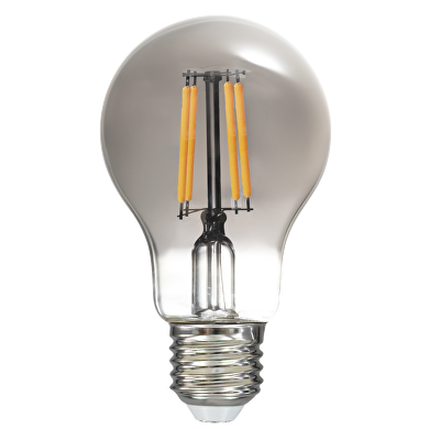 LED-Filamentbirne rauchige, A60, 5W, E27, 1800K, 220-240V AC, Bernstein