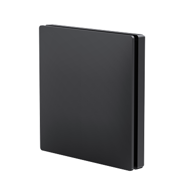 Interruttore cinetico wireless RF, canale singolo, IP65, nero