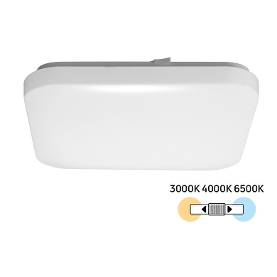 LED slim CCT Deckenleuchte 12W, 3000K/4000K/6500K
