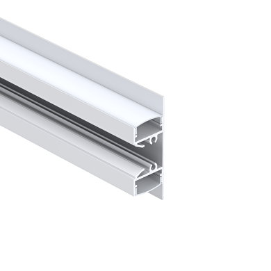 Profilo in alluminio per striscia LED, 3m, doppio