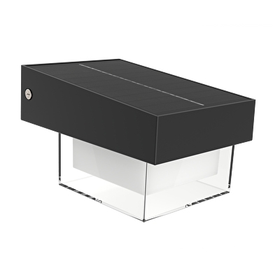 Apparecchio di illuminazione a LED solare con sensore di movimento 4000K, 220°, IP65