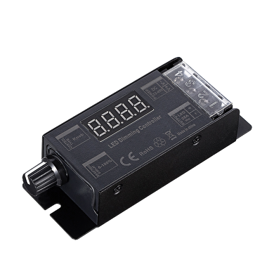 Dimmer RF intelligente a 2,4 GHz per illuminazione LED monocolore, max 25 A, max 300W (12 V), 12-48V DC