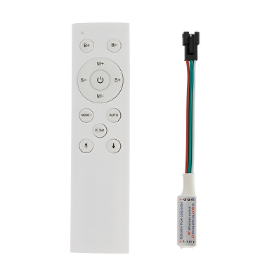 HF-Controller für digitale einfarbige LED-Streifen, 1 Port, 12-24 V DC, IC WS2811, 2048 Pixel