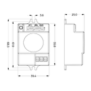 Capteur micro-ondes pour plafonnier LED 360° / 180°, 8 m