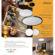 Plafoniera LED, 40W, 3000K/4000K/6000K