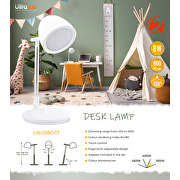 Lampada da tavolo LED dimmerabile 8W, 3000K/4000K/6500K, 220-240V AC