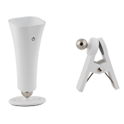 Lampada da tavolo magnetica ricaricabile a LED dimmerabile, 3W, 4000K, IP20, bianca