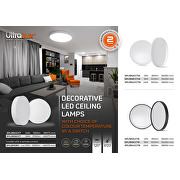 Plafoniera LED CCT, 24W, 3000K/4000K/6500К