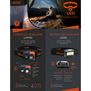 Faro con sensore LED 5W, 6500K, 5V DC, IP44