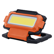 Lampada da lavoro a LED portatile con base magnetica, moschettone e supporto pieghevole 10W, 7000K, 5V DC, IP54