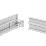 Tiefer Rahmen für Außenmontage von LED-Panels 1200х300 mm