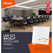 Panneau LED à faible éblouissement UGR <19 600x600 mm, 40W, 3000K/4000K/6000K, 120lm/W, 220V-240V AC, IP44