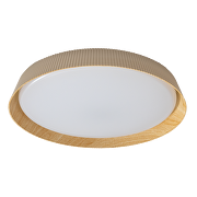 Lampada da soffitto LED dimmerabile CCT con telecomando beige/legno, max.72W, 3000K-6000К