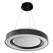 Lampada da soffitto LED dimmerabile CCT con telecomando, nera, max.72W, 3000K-6000К