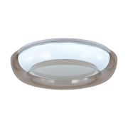 Lampada da soffitto LED dimmerabile ССТ+RGB con telecomando, quarzo fumé, 28W+5W, 3000K-6000К+RGB