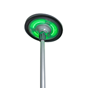Solar-LED-Gartenleuchte mit Fernbedienung und Bluetooth-Steuerung, 20W max., 3500K/6500K/RGB, ∅78, 140°, IP65