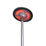 Solar-LED-Gartenleuchte mit Fernbedienung und Bluetooth-Steuerung, 20W max., 3500K/6500K/RGB, ∅78, 140°, IP65