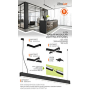 Kit de montage en surface pour luminaires de la série LOLFxxxxCCT, noir