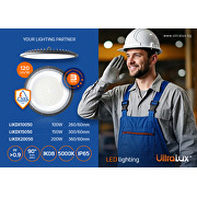 LED Industrieleuchte Glocke 100W, 5000K, 220V-240V AC, IP65