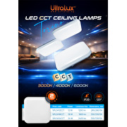 Plafoniera LED sottile CCT 24W, 3000K/4000K/6500K