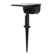 Luminaire solaire LED pour jardin/mur CCT+RGB, 90°, IP65