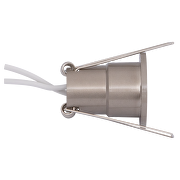 Faretto da soffitto, fisso, nichel satinato, G4, IP20