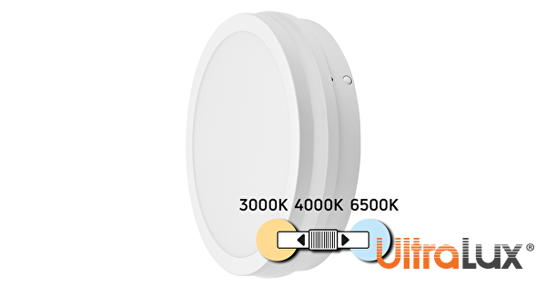 Letlit LED Plafoniera con sensore di oviento per interni, 18W Lapada